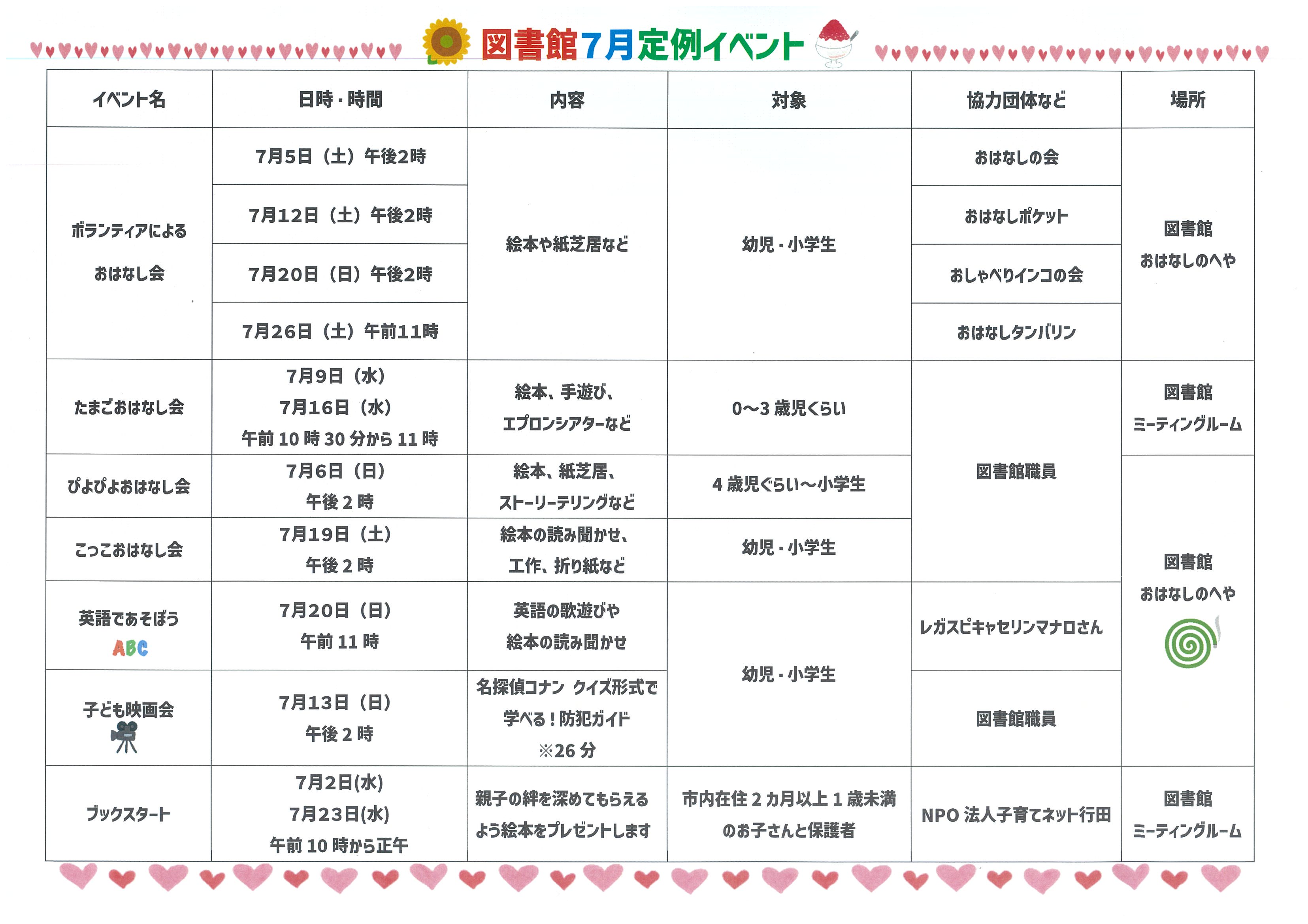 定例イベント